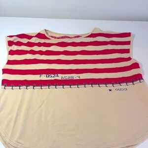 Gucci Sleeveless Sailing Regatta Style T-Shirt